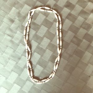 3 for $20: Cream beaded long necklace